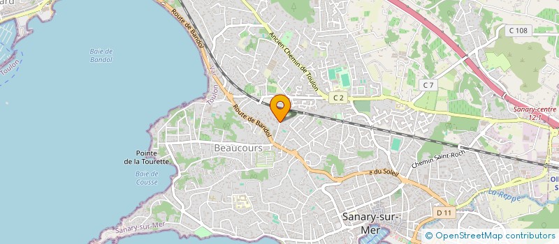 localisation de l'entreprise MONSIEUR ANTHONY SANDU  SANARY-SUR-MER