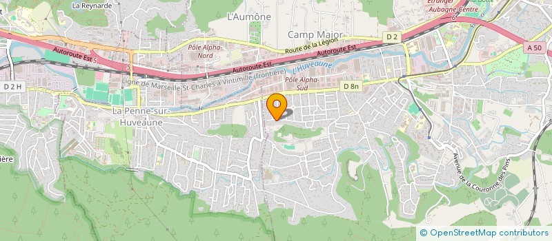localisation de l'entreprise MONSIEUR ANTHONY SANSE  AUBAGNE