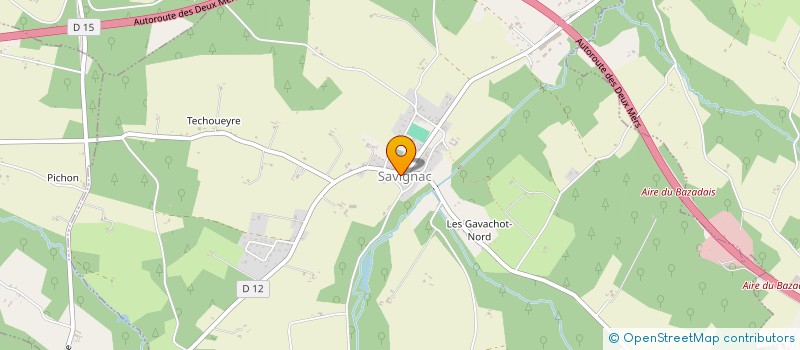localisation de l'entreprise MONSIEUR ANTHONY SANTERRE à SAVIGNAC