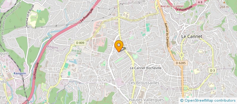 localisation de l'entreprise MONSIEUR ANTHONY SANTERRE à LE CANNET