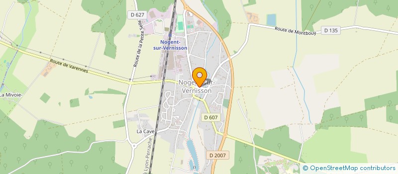localisation de l'entreprise MONSIEUR ANTHONY SANTINI à NOGENT-SUR-VERNISSON