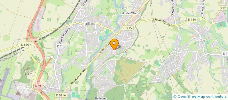 localisation de l'entreprise MONSIEUR ANTHONY SANZ  JUILLAN