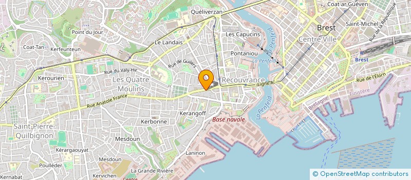 localisation de l'entreprise MONSIEUR ANTHONY SAPHORES à BREST