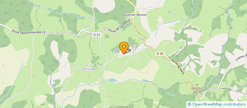 localisation de l'entreprise MONSIEUR ANTHONY SARRAILH  ORRIULE