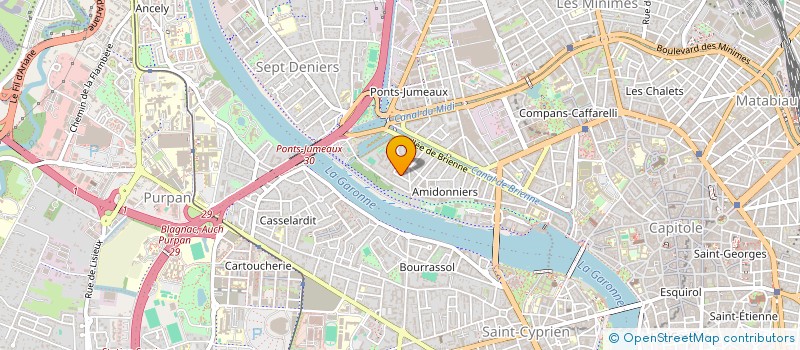 localisation de l'entreprise MONSIEUR ANTHONY SARRUS à TOULOUSE