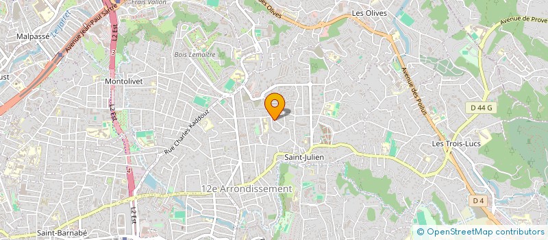 localisation de l'entreprise MONSIEUR ANTHONY SASPORTES à MARSEILLE