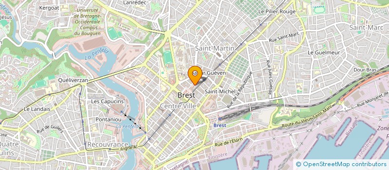 localisation de l'entreprise MONSIEUR ANTHONY SAUZAIRE  LOCMARIA-PLOUZANE