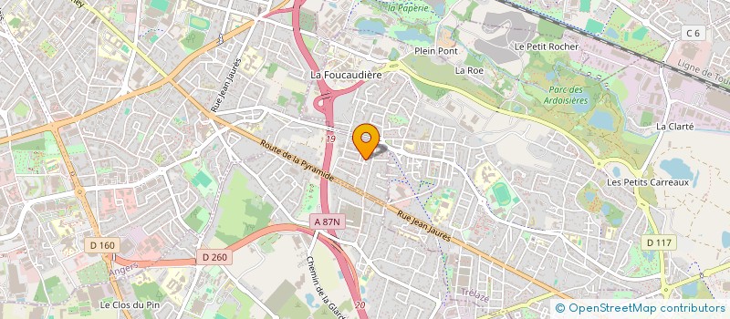 localisation de l'entreprise MONSIEUR ANTHONY SAVATON  ANGERS