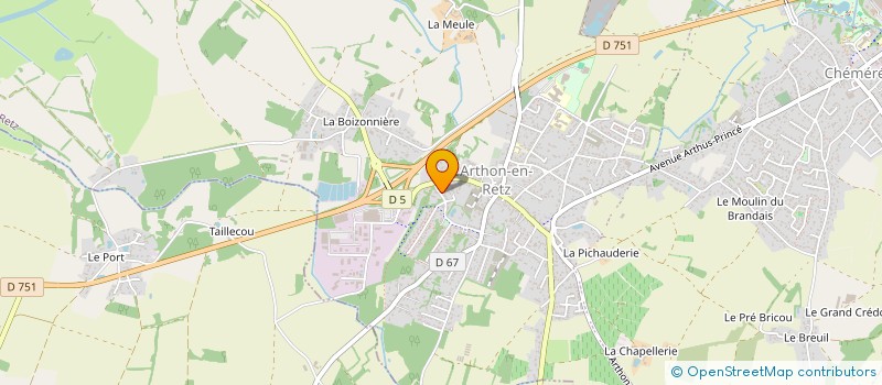 localisation de l'entreprise MONSIEUR ANTHONY SAVINI  CHAUMES-EN-RETZ