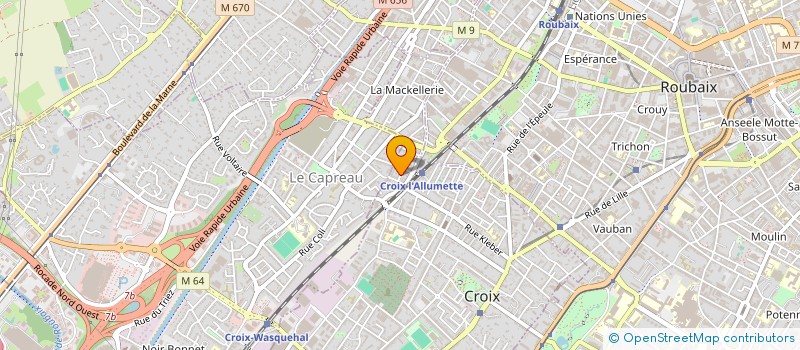 localisation de l'entreprise MONSIEUR ANTHONY SCHAREINA  CROIX