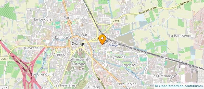 localisation de l'entreprise MONSIEUR ANTHONY SCHIAVONE à ORANGE