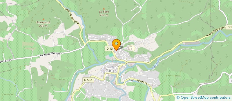 localisation de l'entreprise MONSIEUR ANTHONY SCHIFFINO  COTIGNAC