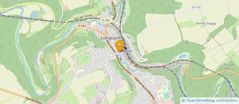 localisation de l'entreprise MONSIEUR ANTHONY SCHIVI  LONGUYON