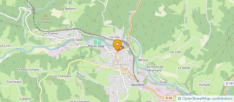 localisation de l'entreprise MONSIEUR ANTHONY SCHMIDT  DUNIERES