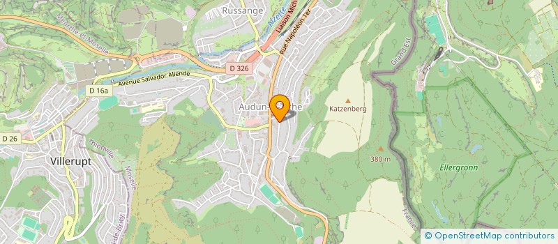 localisation de l'entreprise MONSIEUR ANTHONY SCHMITT  AUDUN-LE-TICHE