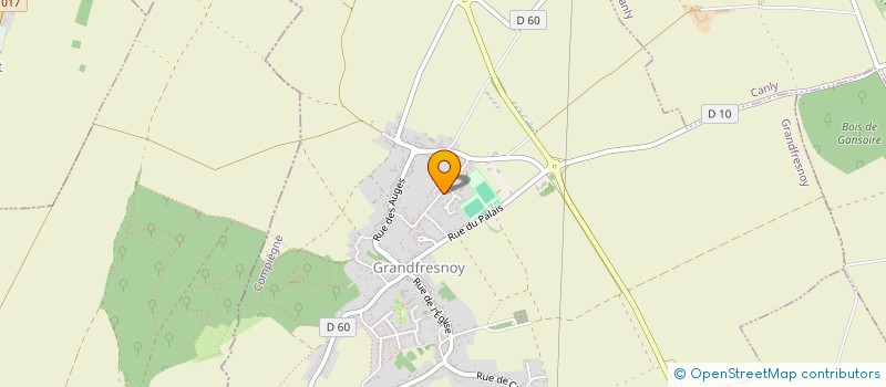 localisation de l'entreprise MONSIEUR ANTHONY SECCI  GRANDFRESNOY
