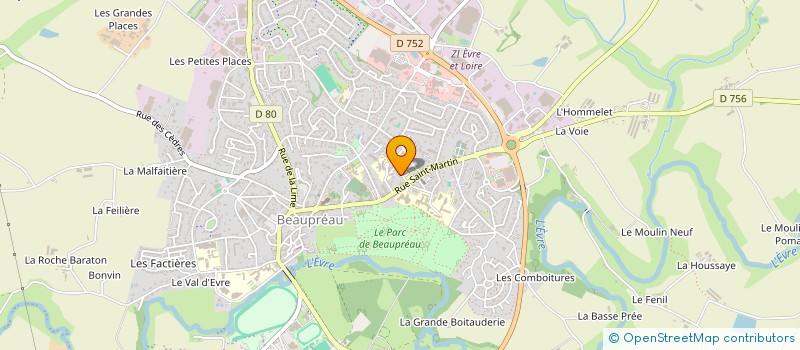 localisation de l'entreprise MONSIEUR ANTHONY SECHER à MONTREVAULT-SUR-EVRE