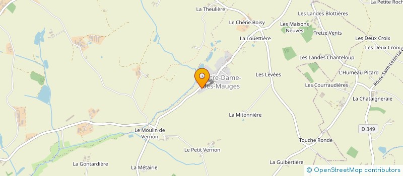 localisation de l'entreprise MONSIEUR ANTHONY SECHER  BEAUPREAU-EN-MAUGES