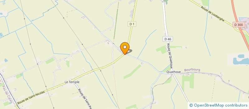 localisation de l'entreprise MONSIEUR ANTHONY SEINGIER  BOURBOURG