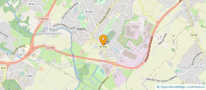 localisation de l'entreprise MONSIEUR ANTHONY SELVE  HEM