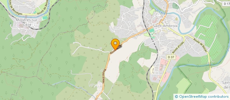 localisation de l'entreprise MONSIEUR ANTHONY SERGUIER  SAINT-AMBROIX