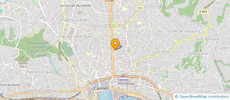 localisation de l'entreprise MONSIEUR ANTHONY SERRAO  CANNES