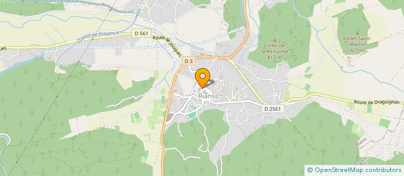 localisation de l'entreprise MONSIEUR ANTHONY SERVANT  RIANS