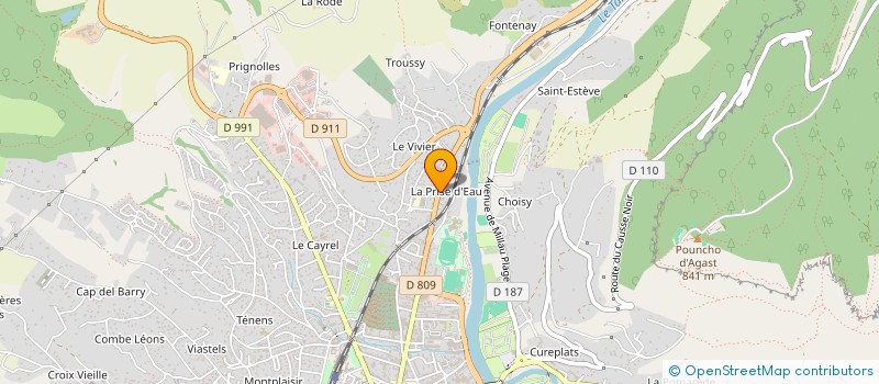 localisation de l'entreprise MONSIEUR ANTHONY SEVERAC  MILLAU