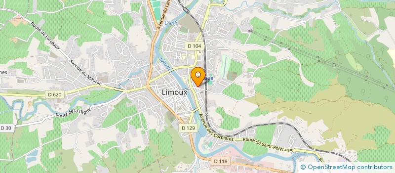 localisation de l'entreprise MONSIEUR ANTHONY SEWELL  LIMOUX