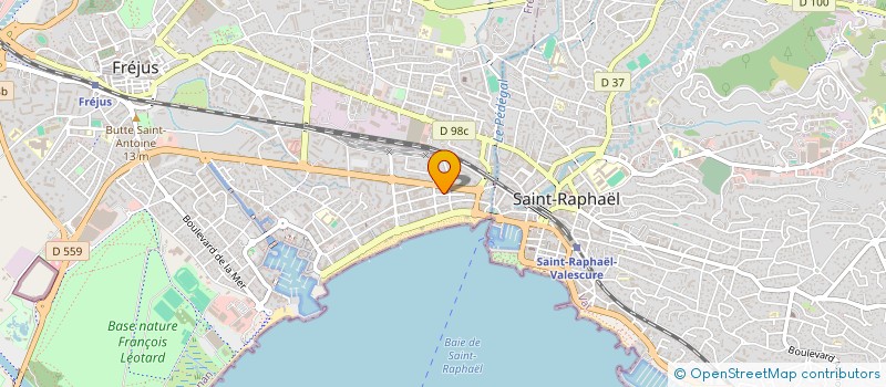 localisation de l'entreprise MONSIEUR ANTHONY SIBIO à FREJUS