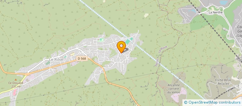 localisation de l'entreprise MONSIEUR ANTHONY SICHI  LE ROVE