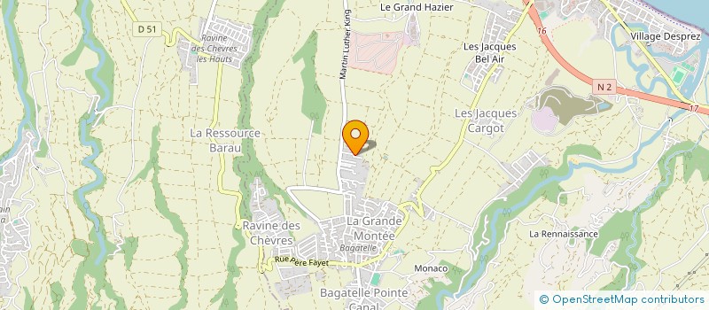 localisation de l'entreprise MONSIEUR ANTHONY SIMATAVE MIZE  SAINTE-SUZANNE