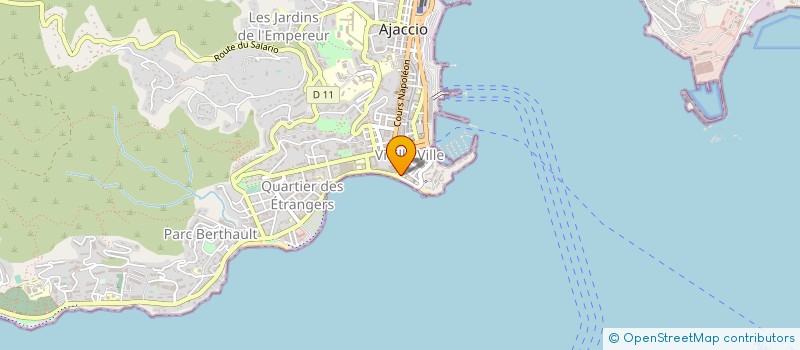 localisation de l'entreprise MONSIEUR ANTHONY SLIMANI à AJACCIO