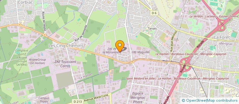 localisation de l'entreprise MONSIEUR ANTHONY SOARES DE ARAUJO CAMPOS  LE HAILLAN