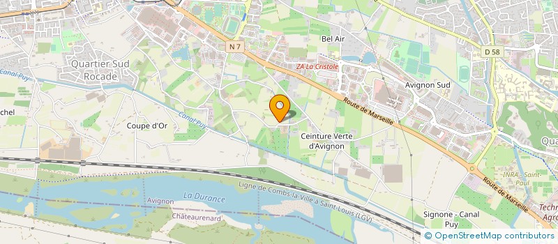 localisation de l'entreprise MONSIEUR ANTHONY SOMBRET  AVIGNON