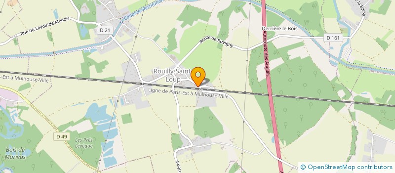 localisation de l'entreprise MONSIEUR ANTHONY SOMERVILLE  ROUILLY-SAINT-LOUP