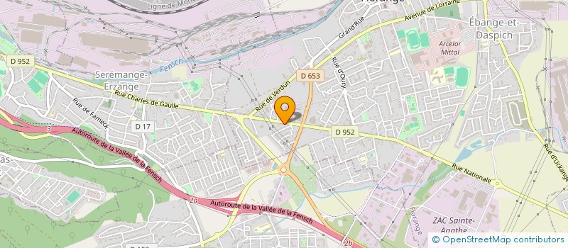 localisation de l'entreprise MONSIEUR ANTHONY SOMNY  FLORANGE