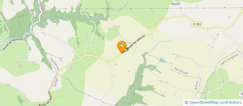 localisation de l'entreprise MONSIEUR ANTHONY SOTO  SAUSSENAC