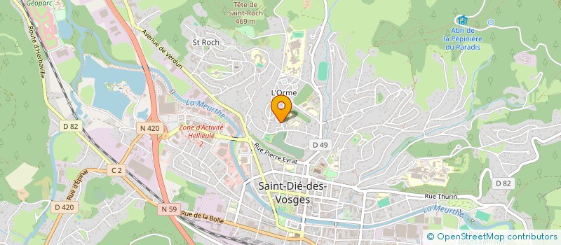 localisation de l'entreprise MONSIEUR ANTHONY SOULLIEZ à SAINT-DIE-DES-VOSGES