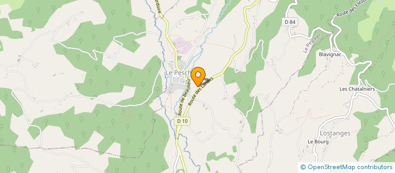 localisation de l'entreprise MONSIEUR ANTHONY SOURIE  LE PESCHER