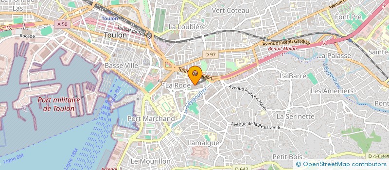 localisation de l'entreprise MONSIEUR ANTHONY SPITERI  TOULON