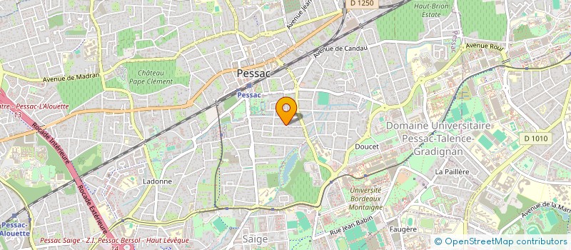 localisation de l'entreprise MONSIEUR ANTHONY STARACE  PESSAC