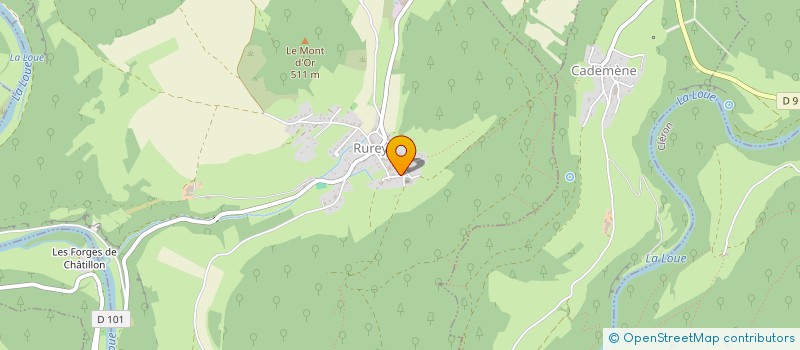 localisation de l'entreprise MONSIEUR ANTHONY STEHLY  RUREY