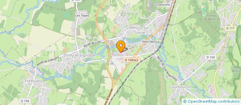 localisation de l'entreprise MONSIEUR ANTHONY STELY  MESSIA-SUR-SORNE