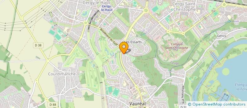 localisation de l'entreprise MONSIEUR ANTHONY STEPHAN  VAUREAL