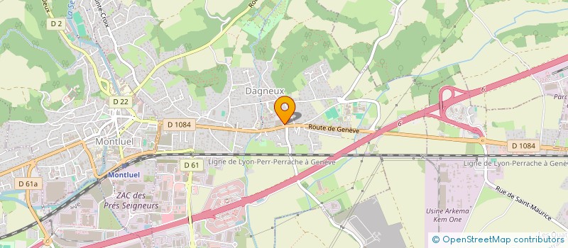 localisation de l'entreprise MONSIEUR ANTHONY SUCILLON  MONTHIEUX