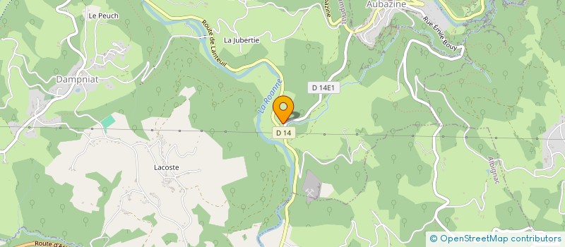 localisation de l'entreprise MONSIEUR ANTHONY SUDRIE  DAMPNIAT