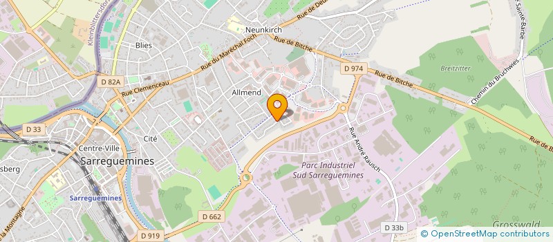 localisation de l'entreprise MONSIEUR ANTHONY SWETSCHKIN à SARREGUEMINES