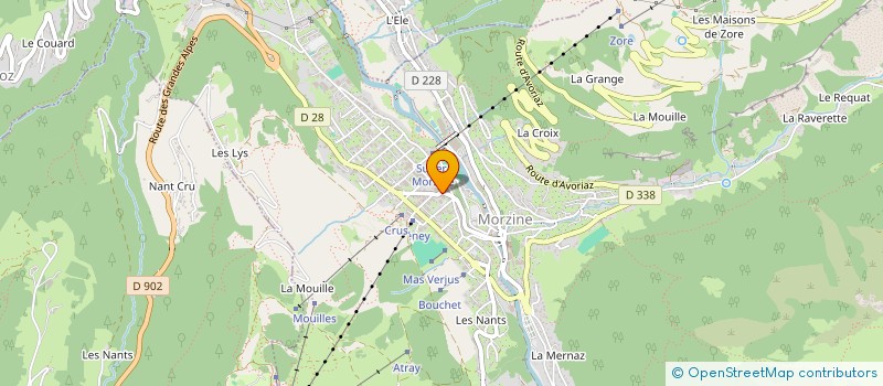 localisation de l'entreprise MONSIEUR ANTHONY TABERLET  MORZINE