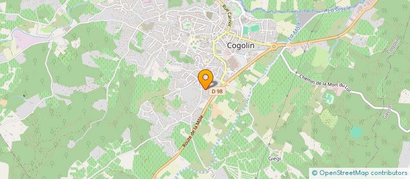 localisation de l'entreprise MONSIEUR ANTHONY TADINI à COGOLIN